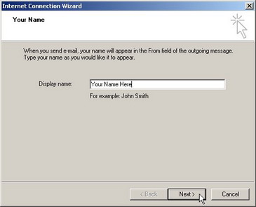 Outlook Express Step 3
