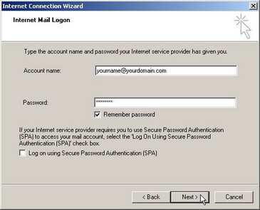 Outlook Express Step 6